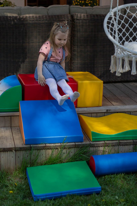Wielki zestaw do zabawy wielokolorowy Soft Play Discoverer XL IGLU