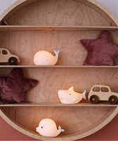 Zestaw mini morskie Lampki silikonowe białe 3 szt Rabbit & Friends