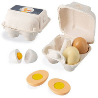 Wytłaczanka z 4 drewnianymi jajkami 3+ Janod