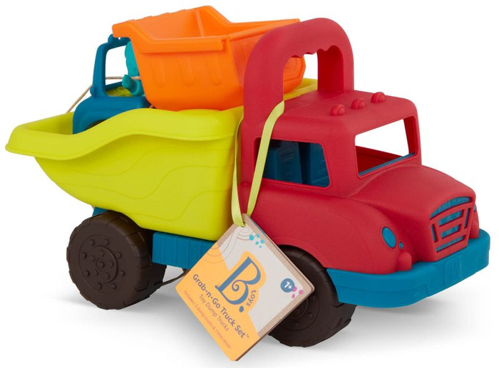 Zestaw dwóch wywrotek dla dzieci ciężarówki Grab-n-Go Truck Set B.Toys