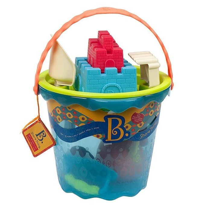 Niebieski zestaw do piasku dla dzieci XXL B.Toys