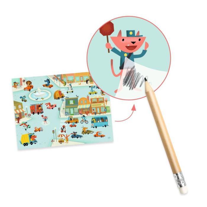 Zestaw kalkomanii Pojazdy Djeco