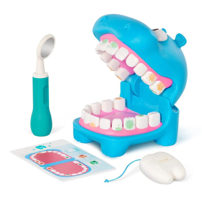 Zabawka interaktywna Hipodonta zestaw do nauki higieny jamy ustnej Battat