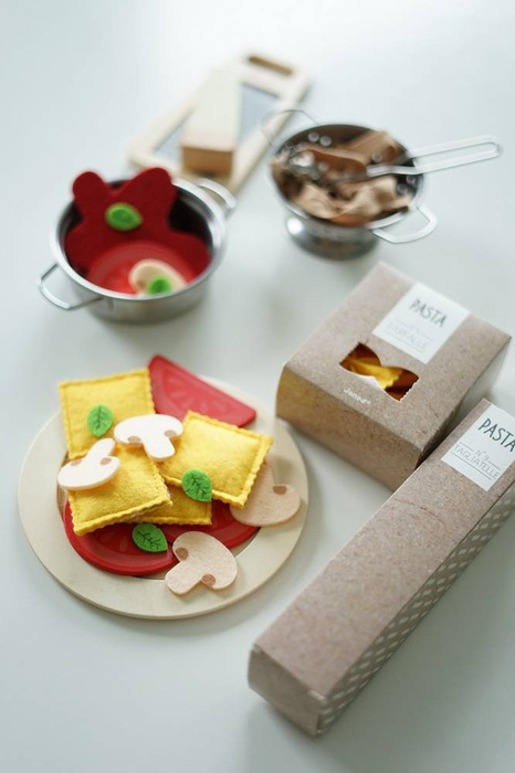 Zestaw makaron po włosku filcowy Janod