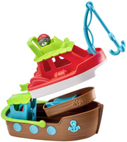 Zabawkowy kuter rybacki 3 w 1 Klorofil, statek i figurka