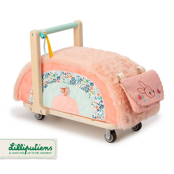 Drewniany jeździk z torebką Sarenka Stella LILLIPUTIENS