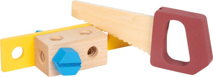 Drewniane narzędzia dla dzieci w walizce Small Foot