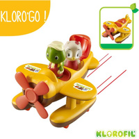 Samolot hydroplan ruchome śmigła Klorofil