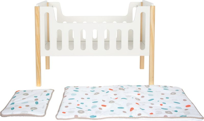 Drewniane łóżeczko dla lalki Little Button Small Foot