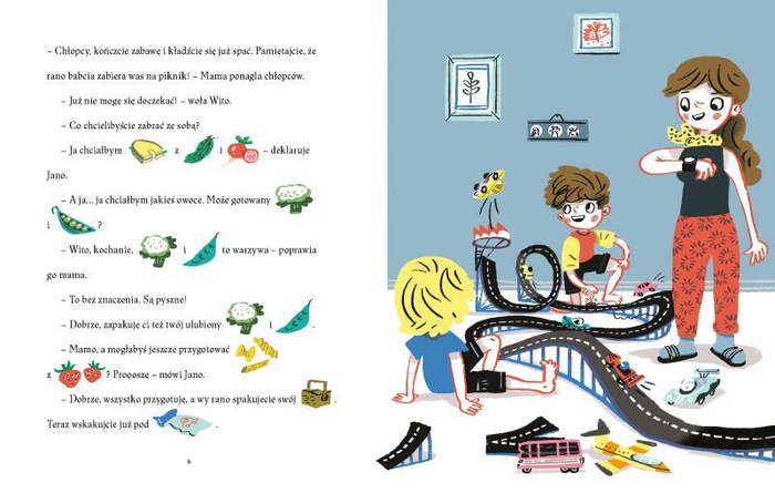 Jano i Wito uczą mówić K. Kamień na pikniku Mamania