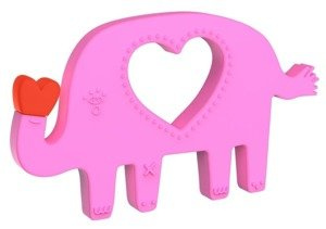 Gryzak dla dzieci. Silikonowy słonik Manhattan Toy