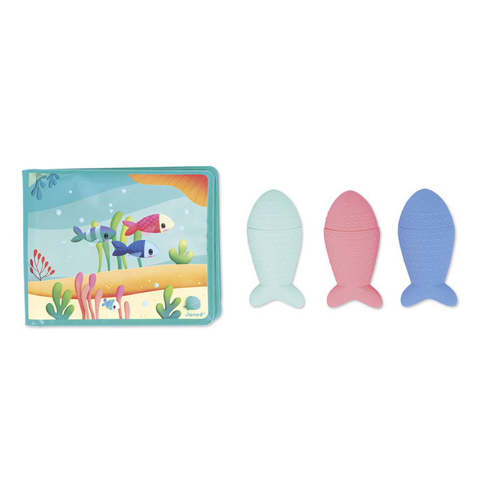 Książeczka do kąpieli Przyjęcie pod wodą Janod