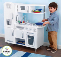 Biała kuchnia dla dzieci, drewniana. Vintage, KidKraft