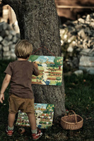 Magnetyczna układanka Mój magiczny ogród 3-6 lat, Janod