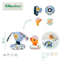 Zestaw przytulanek do wanny Lilliputiens Piesek Jules i Kaczorek Gaspard