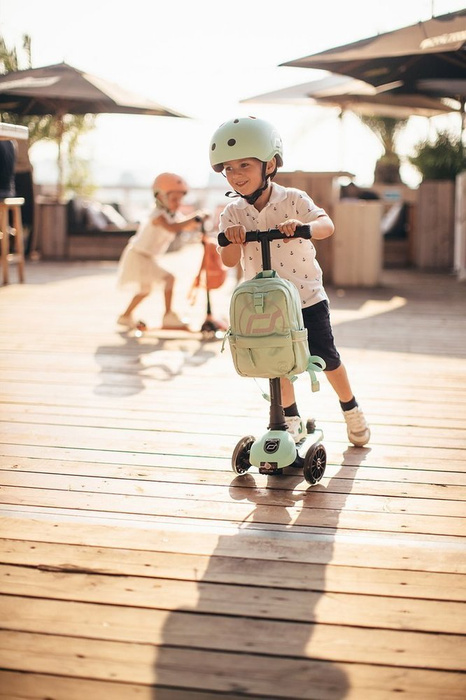 SCOOTANDRIDE Plecak na hulajnogę dla dzieci 1-5 lat Kiwi