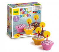 Drewniane babeczki muffinki na urodziny Erzi