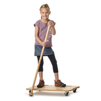 Drewniana deska na kółkach deskorolka Maxi Roller Board Erzi