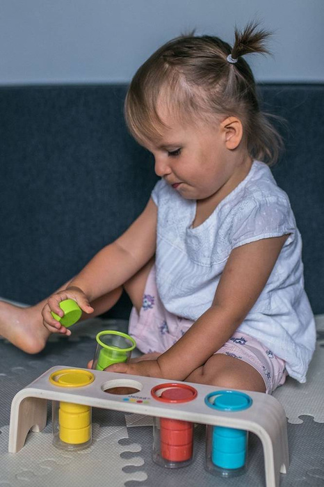 Drewniana układanka Sortowanie kolorów Essentiel, Janod