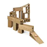 Duże klocki konstrukcyjne 2w1 do zabawy na świeżym powietrzu Erzi 