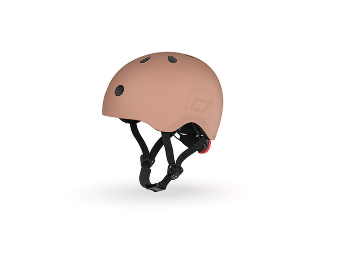 SCOOTANDRIDE Kask S-M dla dzieci 3+ Mocha