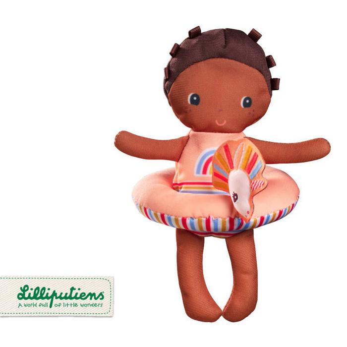 Kąpielowa zabawka laleczka z kółkiem Lena Lilliputiens
