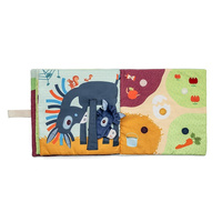 Książeczka z pacynkami Młode zwierzątka Lilliputiens edukacyjna Zabawka dla niemowląt