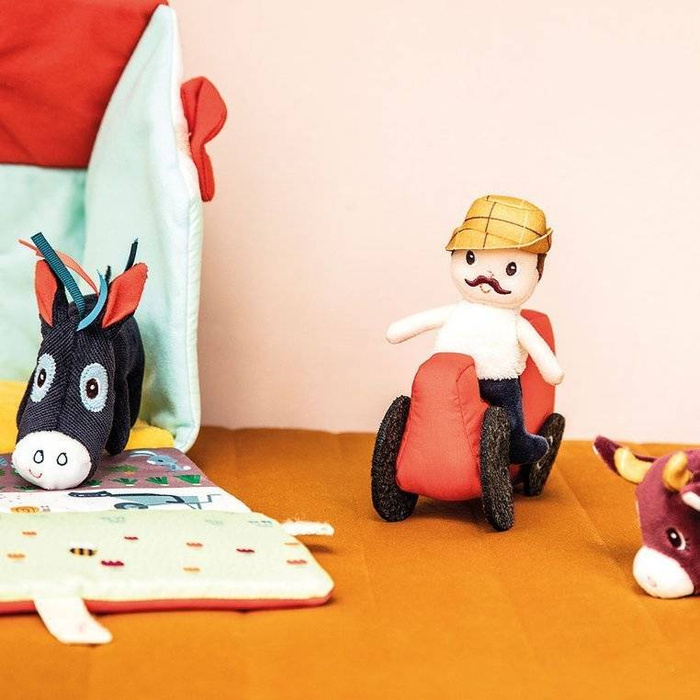 Domek manipulacyjny edukacyjny Farma rolnik i zwierzęta LILLIPUTIENS