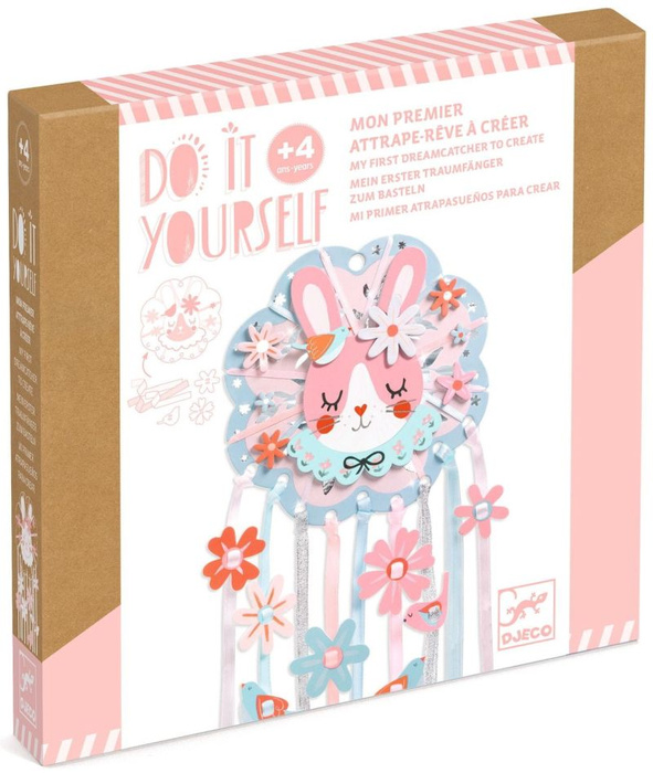 Kreatywny łapacz snów do samodzielnego złożenia Królik Djeco