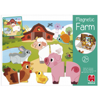 Magnetyczne puzzle dla dzieci Farma Goula