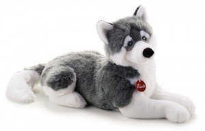 Pluszowy pies. Husky, 60 cm, Trudi