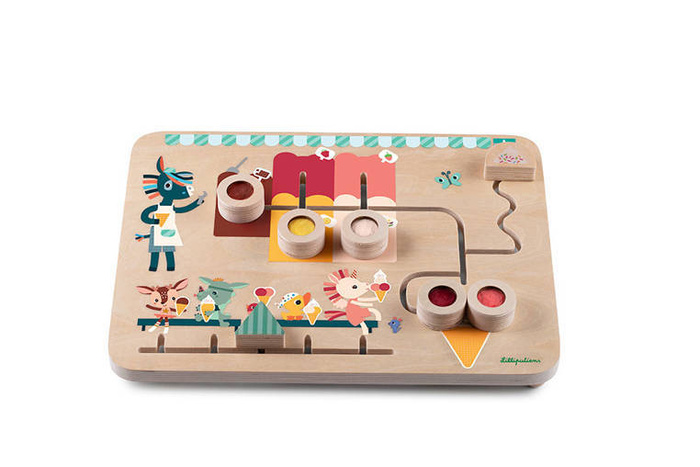 Tablica manipulacyjna dla najmłodszych Lodziarnia Lilliputiens