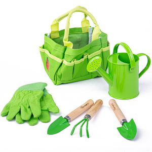 Zestaw ogrodowy z torbą i narzędziami. Mały plantator Bigjigs Toys