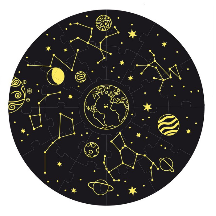 Puzzle okrągłe XXL kosmos Goula
