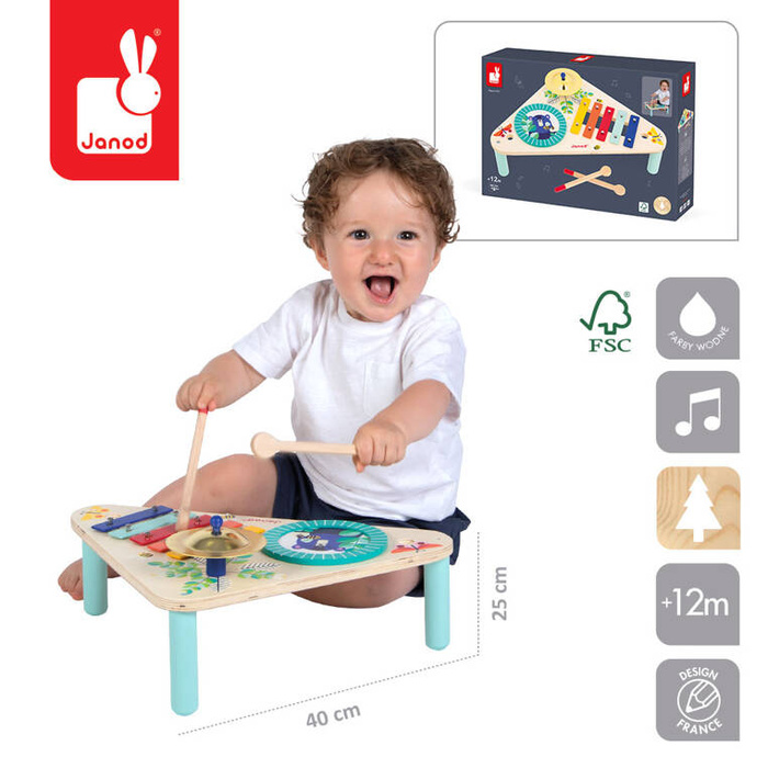 Zestaw muzyczny stolik do zabawy Gioia Janod