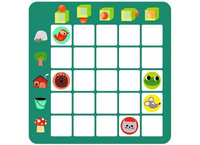 Drewniana gra edukacyjna. Przygody leśnych zwierzątek, Djeco, eduludo