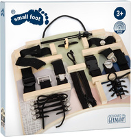 Czarna manipulacyjna tablica Trening motoryczny Small Foot