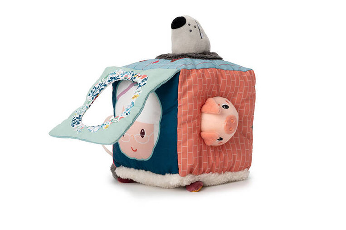 Kostka wielofunkcyjna miękka Wilk Louis Lilliputiens