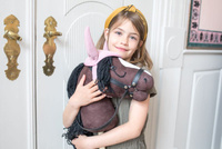 Hobby Horse Koń na kiju Astrup brązowy