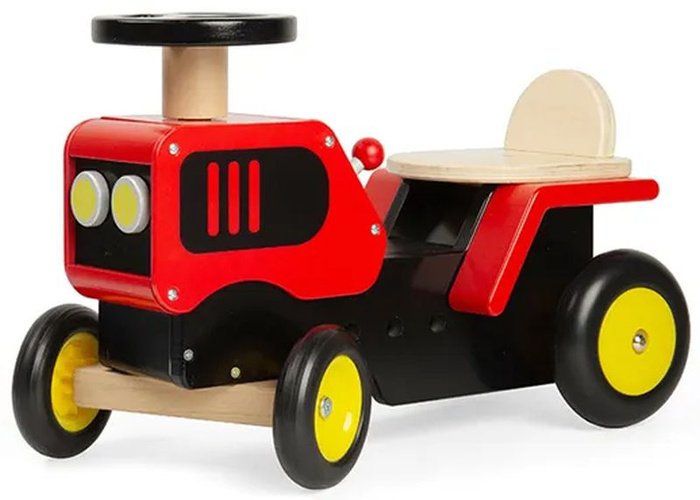 Drewniany jeździk traktor Bigjigs