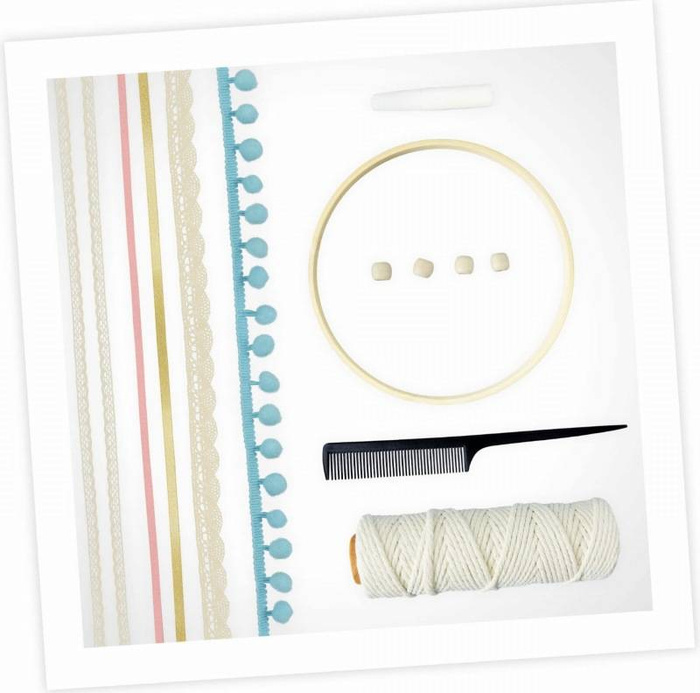 Zrób to sam - MAKRAMOWY ŁAPACZ SNÓW BE401 Buki