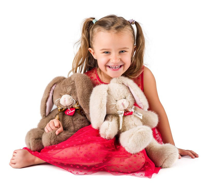 Maskotka dla dzieci Króliczek kremowy 36 cm Rappa