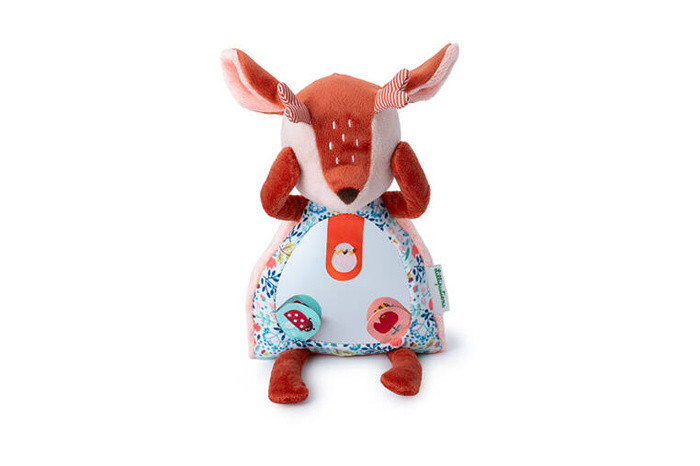 Przytulanka aktywizująca z lusterkiem A kuku Sarenka Stella Lilliputiens