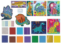 Zestaw kreatywny Mozaika Dinozaury 4+, Janod