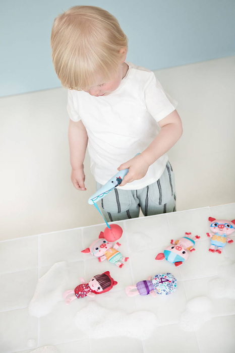 Zabawa w wędkowanie w kąpieli Wilk Louis Lilliputiens