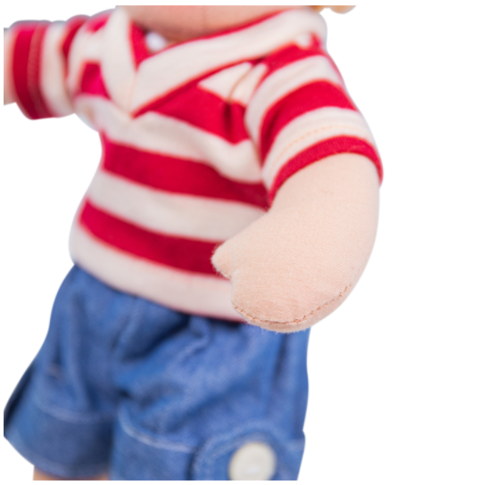 Lalka dla dzieci. Adaś, 25 cm, Bigjigs Toys