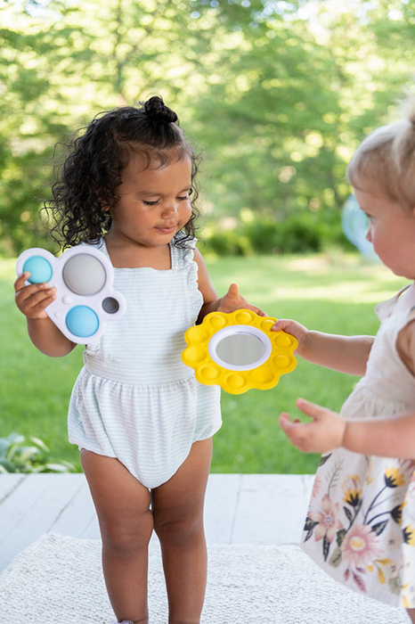 Zabawki sensoryczne dla dzieci i niemowląt Bąbelki Dimpl Słoneczko i Chmurka Fat Brain Toys