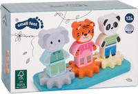 Klocki drewniane na palikach zwierzątka Jungle Friends Foot