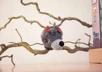 Pacynki z bajki Czerwony Kapturek 4szt. na palec Lilliputiens