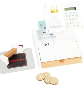 Realistyczna drewniana kasa fiskalna dla dzieci Fresh Small Foot